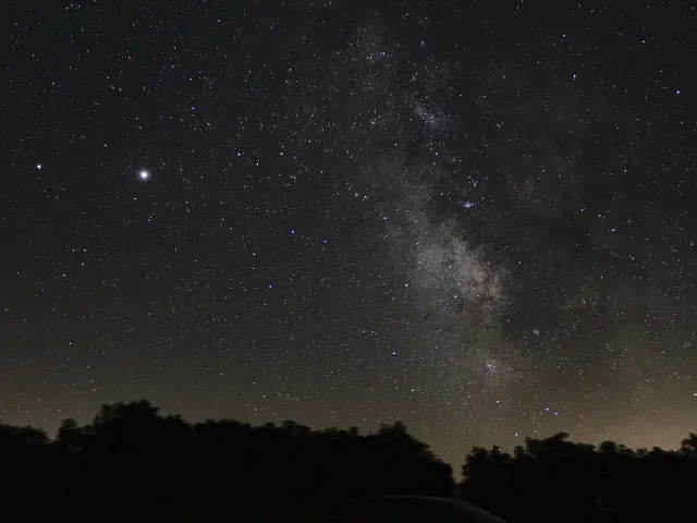 La voûte céleste, nuit étoilée dans le Triangle Noir des Causses du Quercy