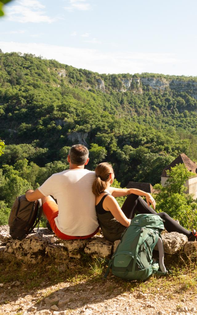 Randonnée sur les hauteurs de la vallée du Célé