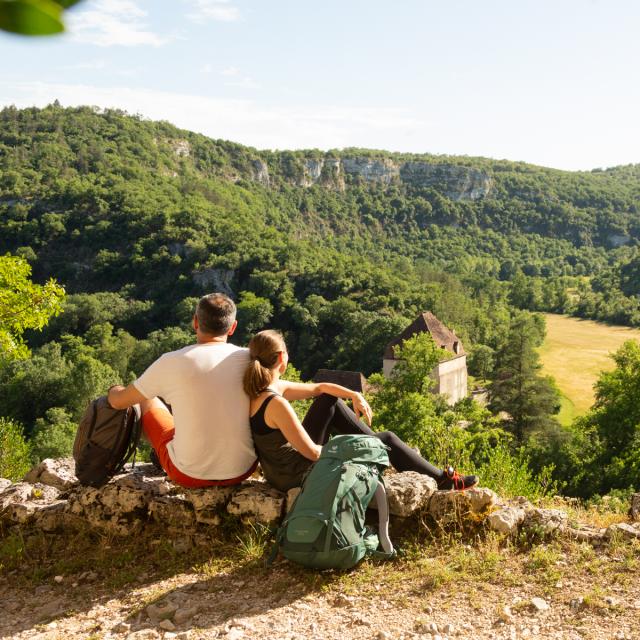 Randonnée sur les hauteurs de la vallée du Célé