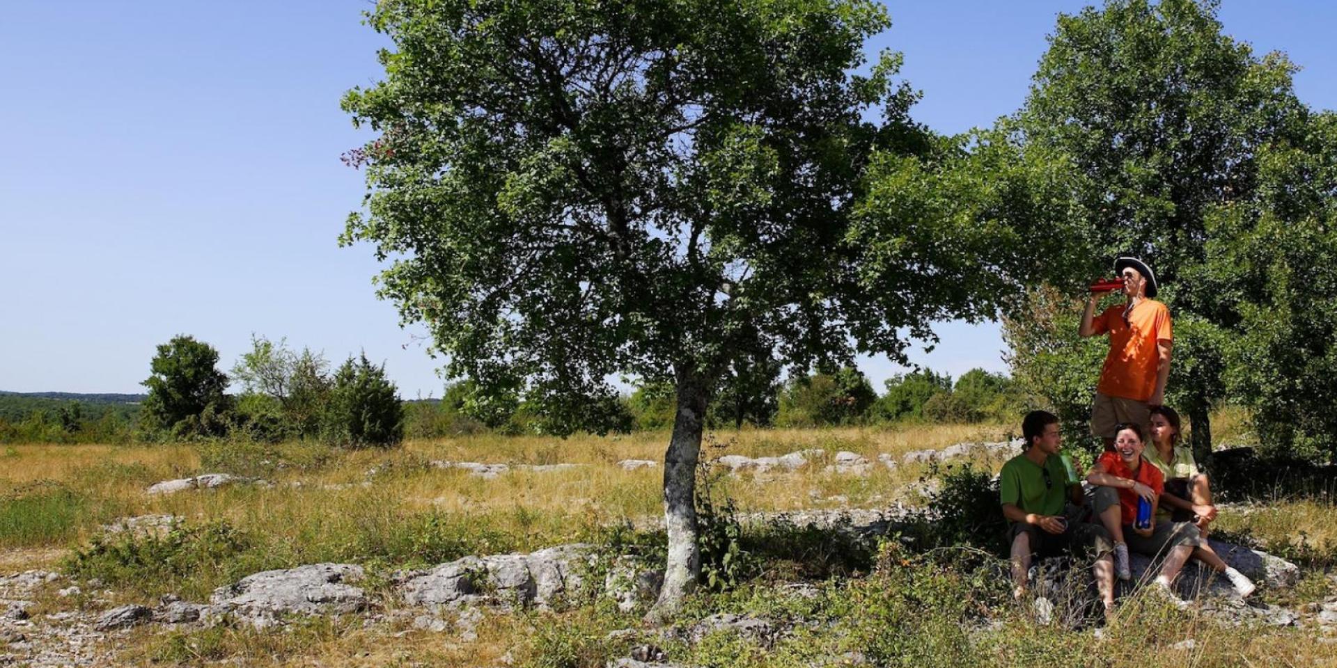 Randonnée entre amis Sur Le Causse