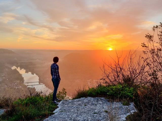 Lever de soleil à Cajarc