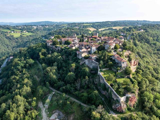 Vue drone de Capdenac-le-Haut