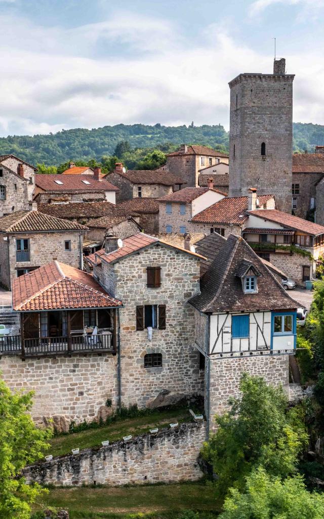 Aerial view of Cardaillac
