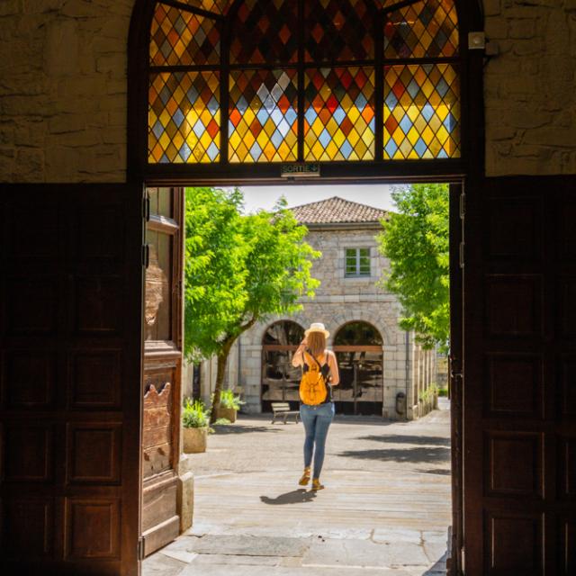 Church door Cajarc