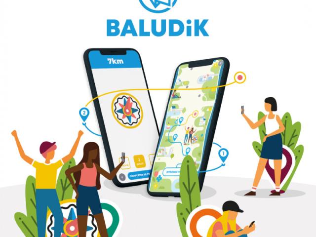 Baludik application jeu d'exploration