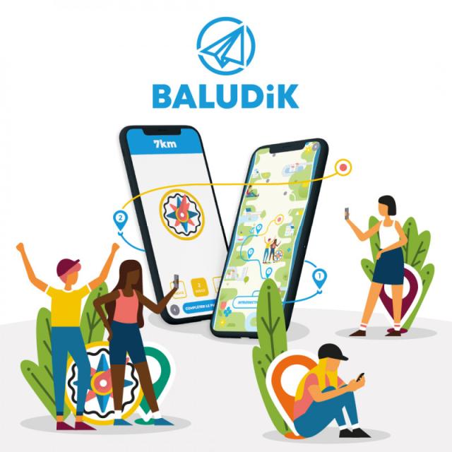 Baludik application jeu d'exploration
