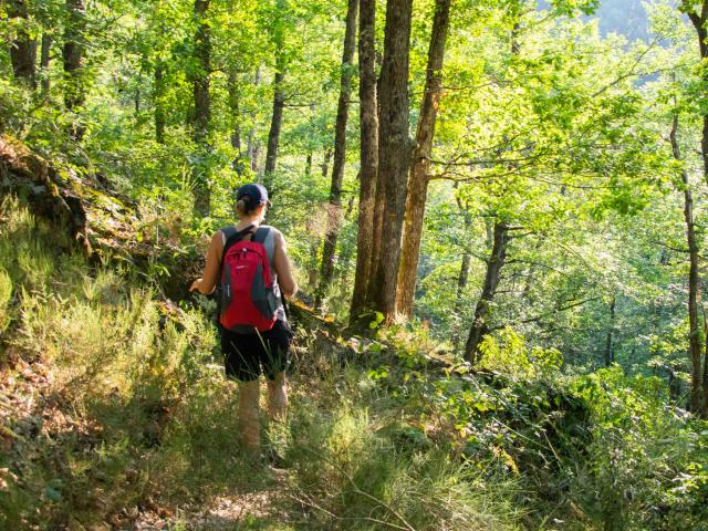 Descente du chemin vers le gouffre des cloches