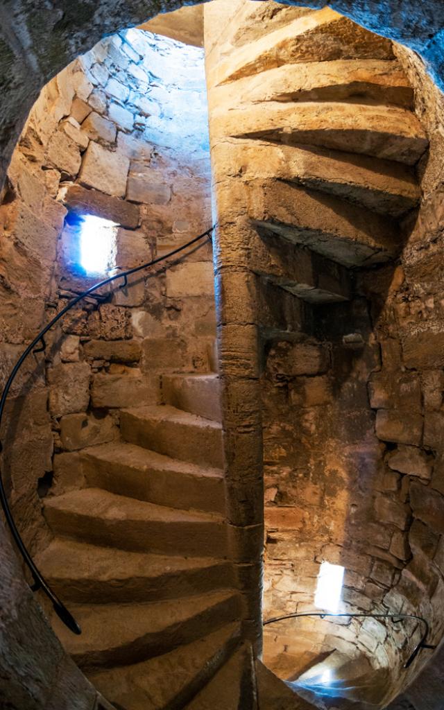 Escalier du Donjon de Capdenac-le-Haut, Plus Beaux Villages de France