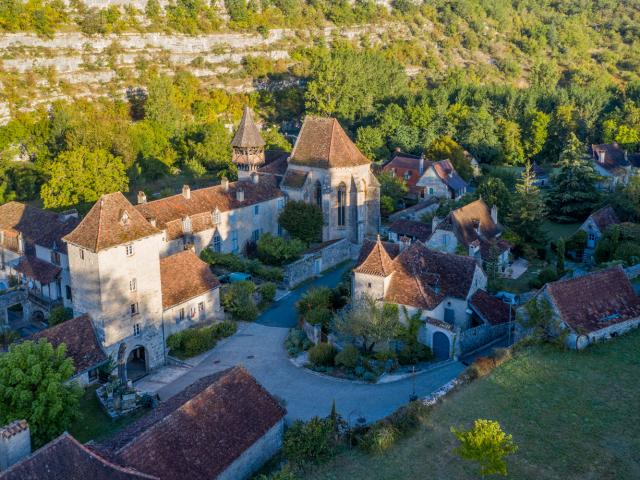 Vue aérienne d'Espagnac-Sainte-Eulalie