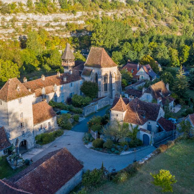 Vue aérienne d'Espagnac-Sainte-Eulalie