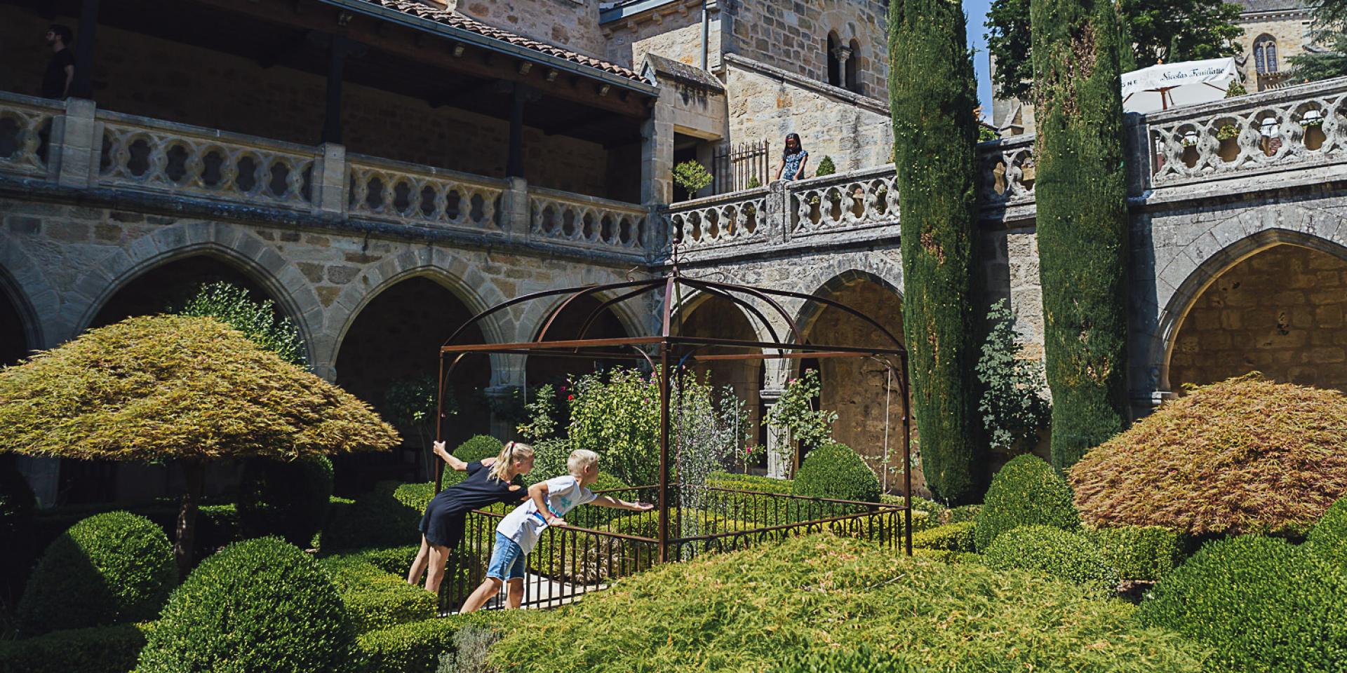 Les jardins de l'Hôtel Viguier du Roy de Figeac