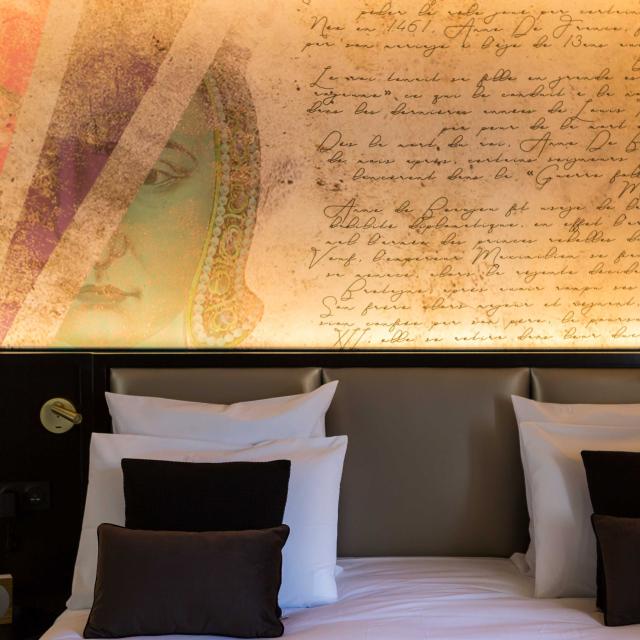 Lit et décoration Hôtel Mercure Viguier du Roy