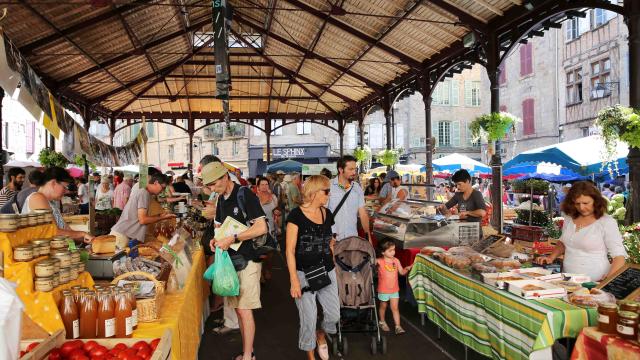 Marché sous la Halle de Figeac