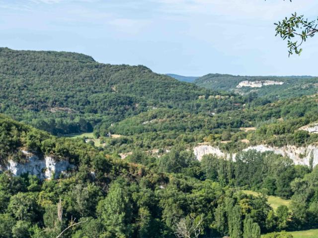 Valley of Célé in Saint-Sulpice
