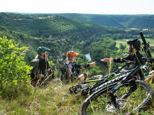 VTT entre causse et vallée du Lot