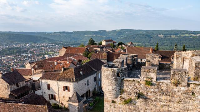 Vue drone de Capdenac-le-Haut