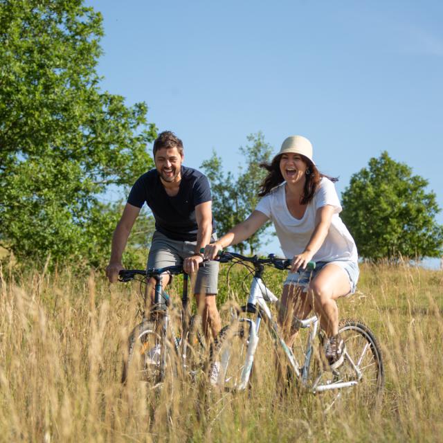 En vélo sur le causse