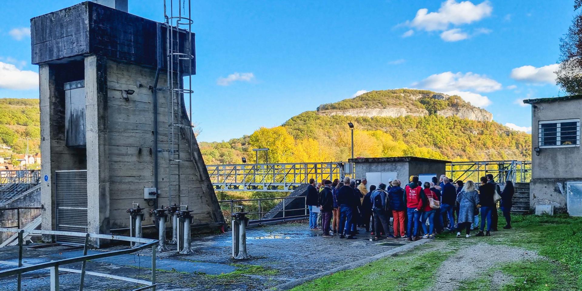 Visite guidée de la centrale de Cajarc par EDF