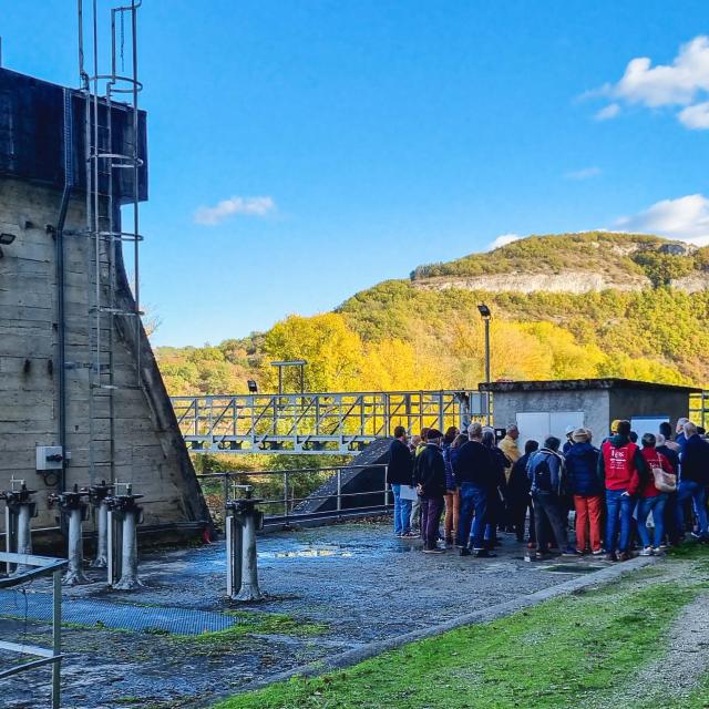 Visite guidée de la centrale de Cajarc par EDF