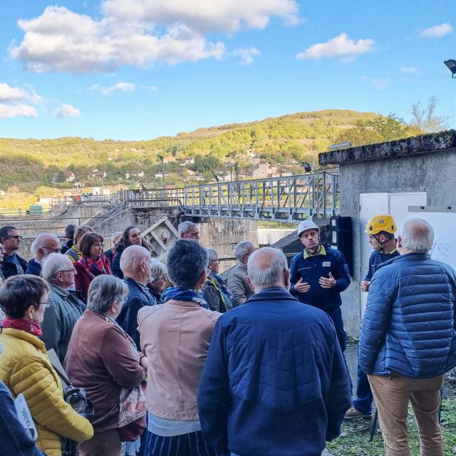 Visite de groupe centrale de Cajarc