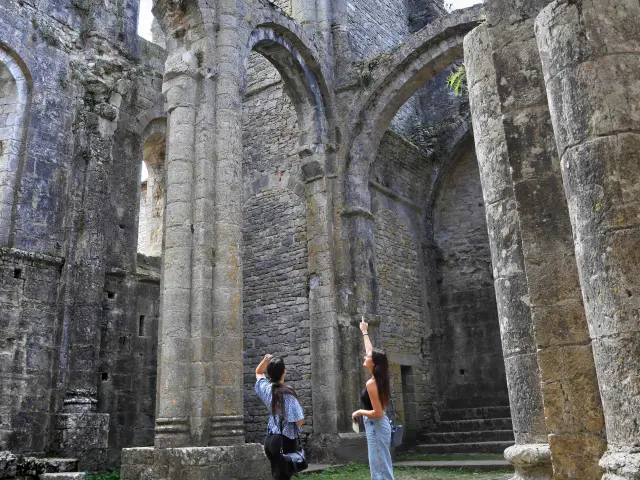 In the old abbey of Marcilhac sur Célé