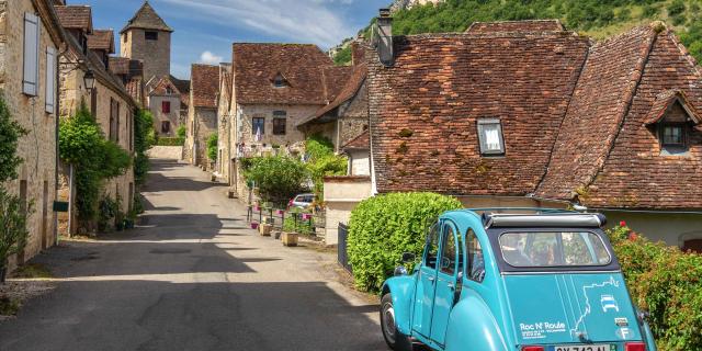 En 2 Cv À Autoire © Lot Tourisme C. Novello 180608 112725