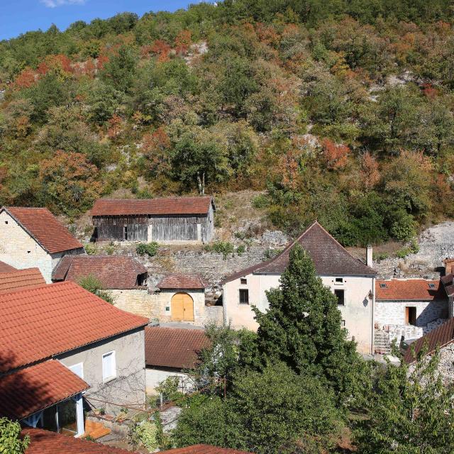 Small village in the Lot valley
