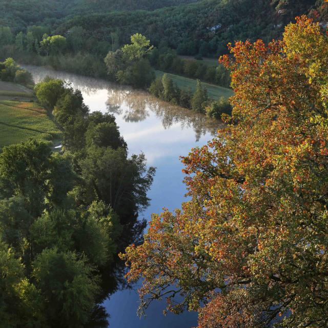 Lot, peaceful river