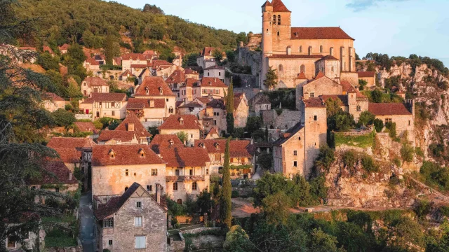 Lever De Soleil Sur Saint Cirq Lot Tourisme Teddy Verneuil 180816 092034