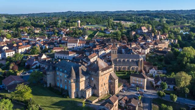 Vue drone de Lacapelle-Marival