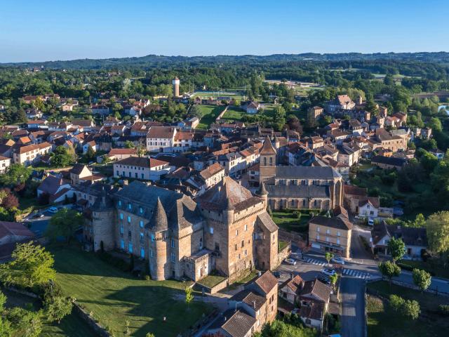 Vue drone de Lacapelle-Marival