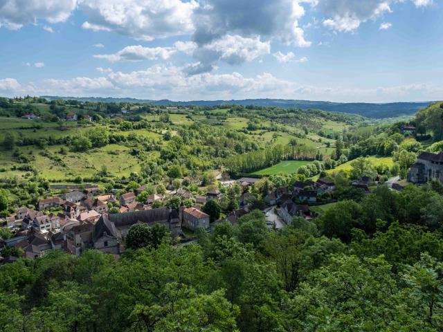 Panorama au dessus de Fons