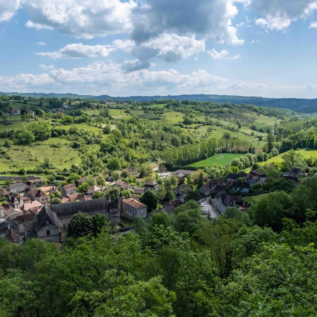Panorama au dessus de Fons