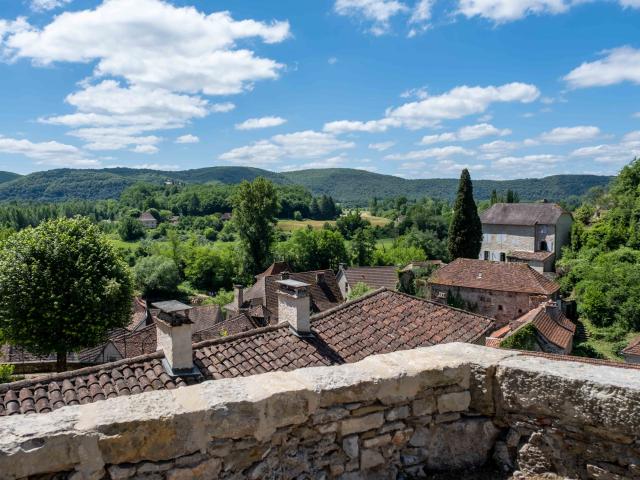 Vue Sur La Vallée Du Lot depuis Larnagol