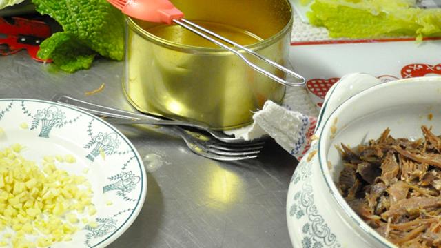 Préparation recette typique
