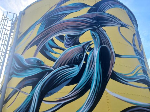 Street Art poétique à Decazeville.