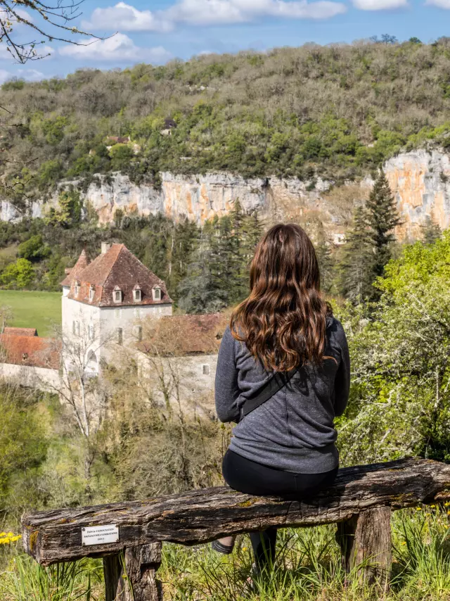Contemplating the Château de Sauliac