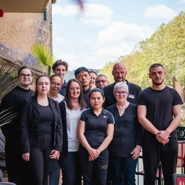 Equipe de l'Hotêl Restaurant Le Pont d'Or