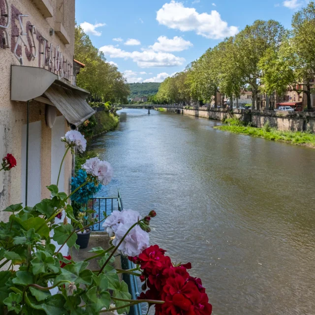 Magnifique vue sur le Célé depuis l'Hôtel Best Western, Le Pont d'Or.