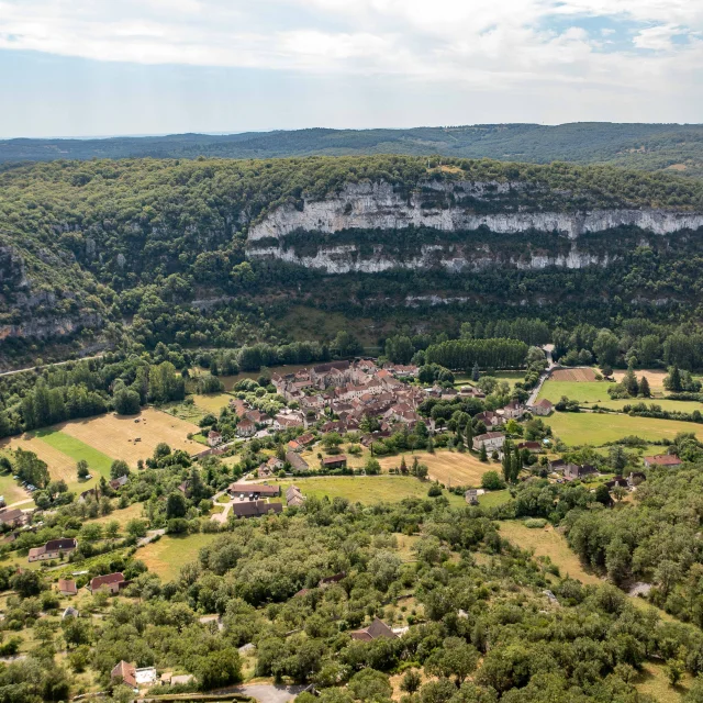 Paysage de la vallée du Célé