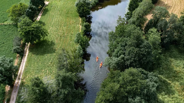 Canoeing on the Célé