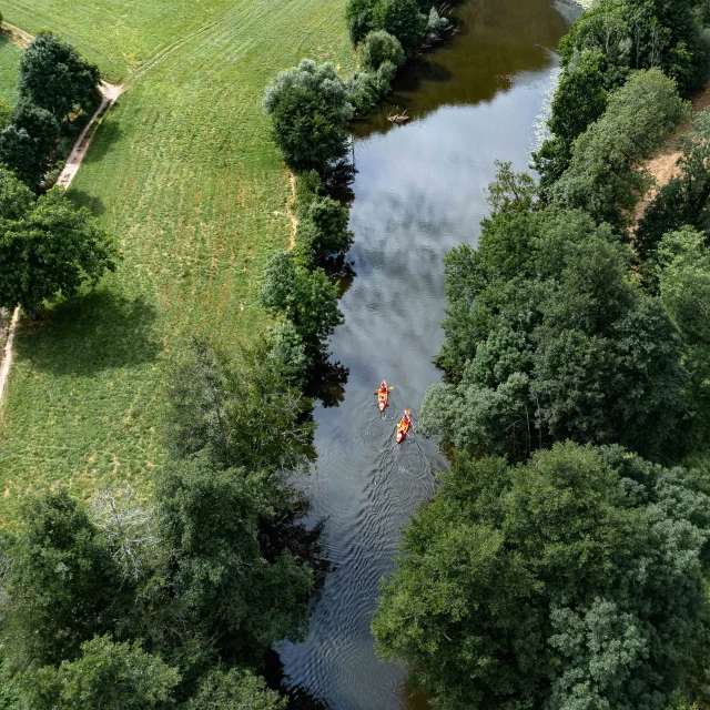 Sortie nature en canoë sur la vallée du Célé.