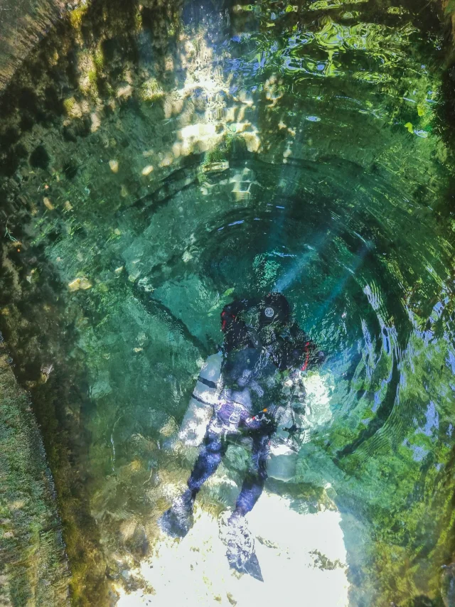 Diving in the Célé valley