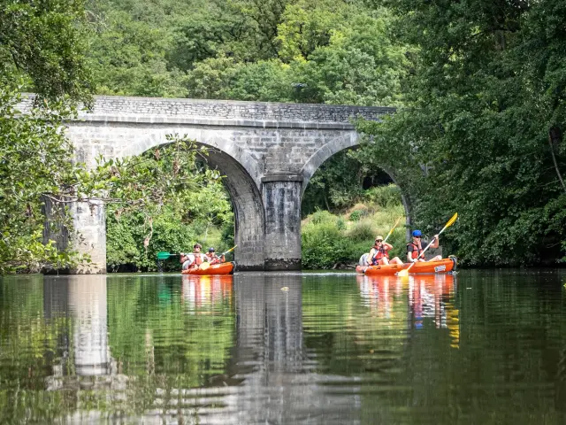 Canoeing in the Célé valley