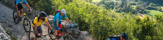 Mountain biking in the Célé valley