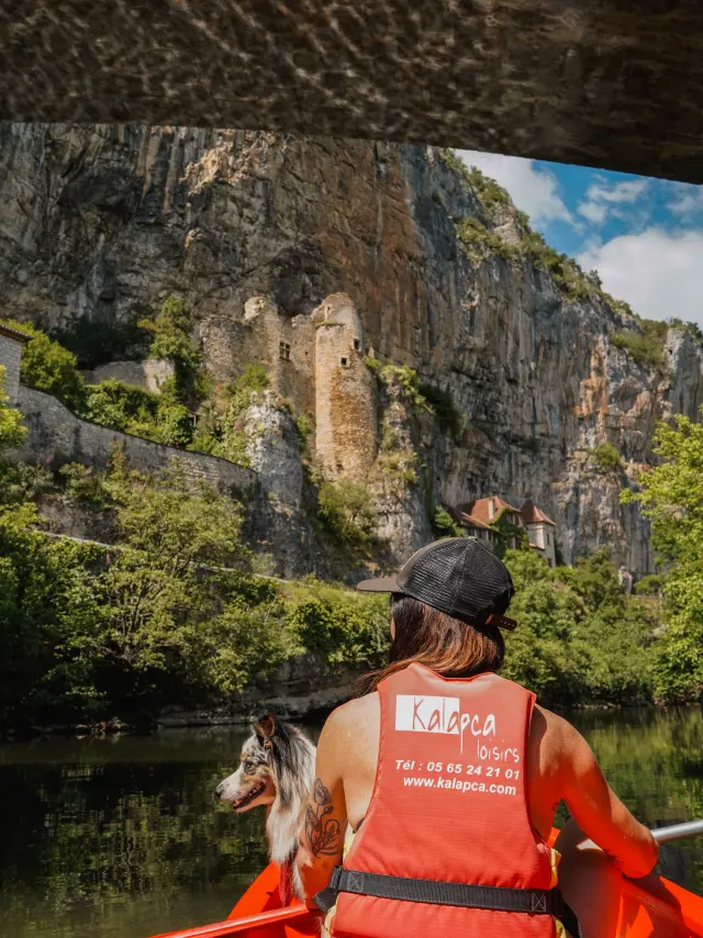 Canoeing on the Célé