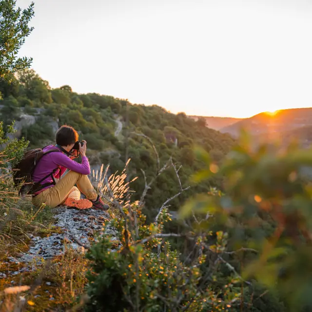 La vallée du Célé au Soleil levant