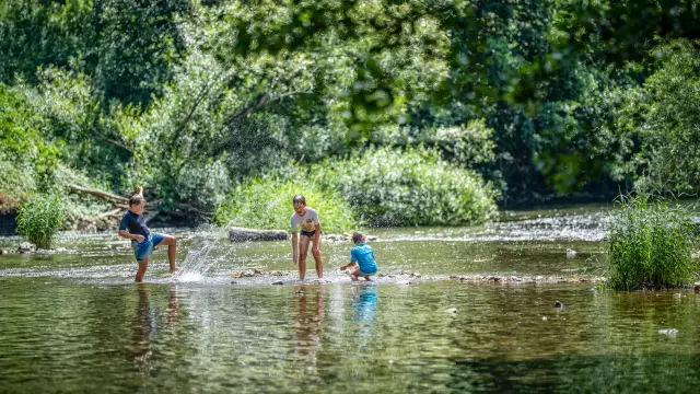 Baignade à Marcilhac-sur-Célé