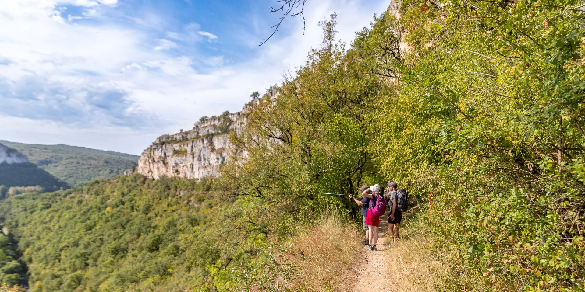 Randonnée sur le GR651 - les hauteurs de Brengues