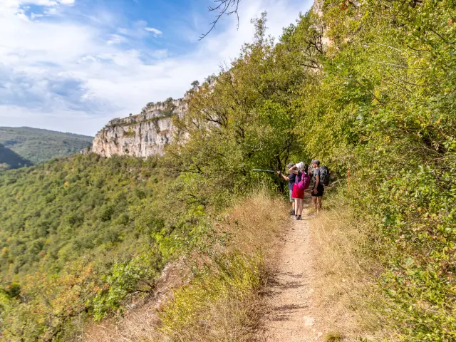 Randonnée sur le GR651 - les hauteurs de Brengues